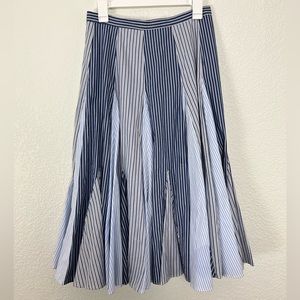 Anthropologie Maeve Barnett Striped Skirt, Women’s 6
